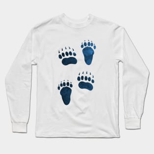 Bear Pawprints Long Sleeve T-Shirt